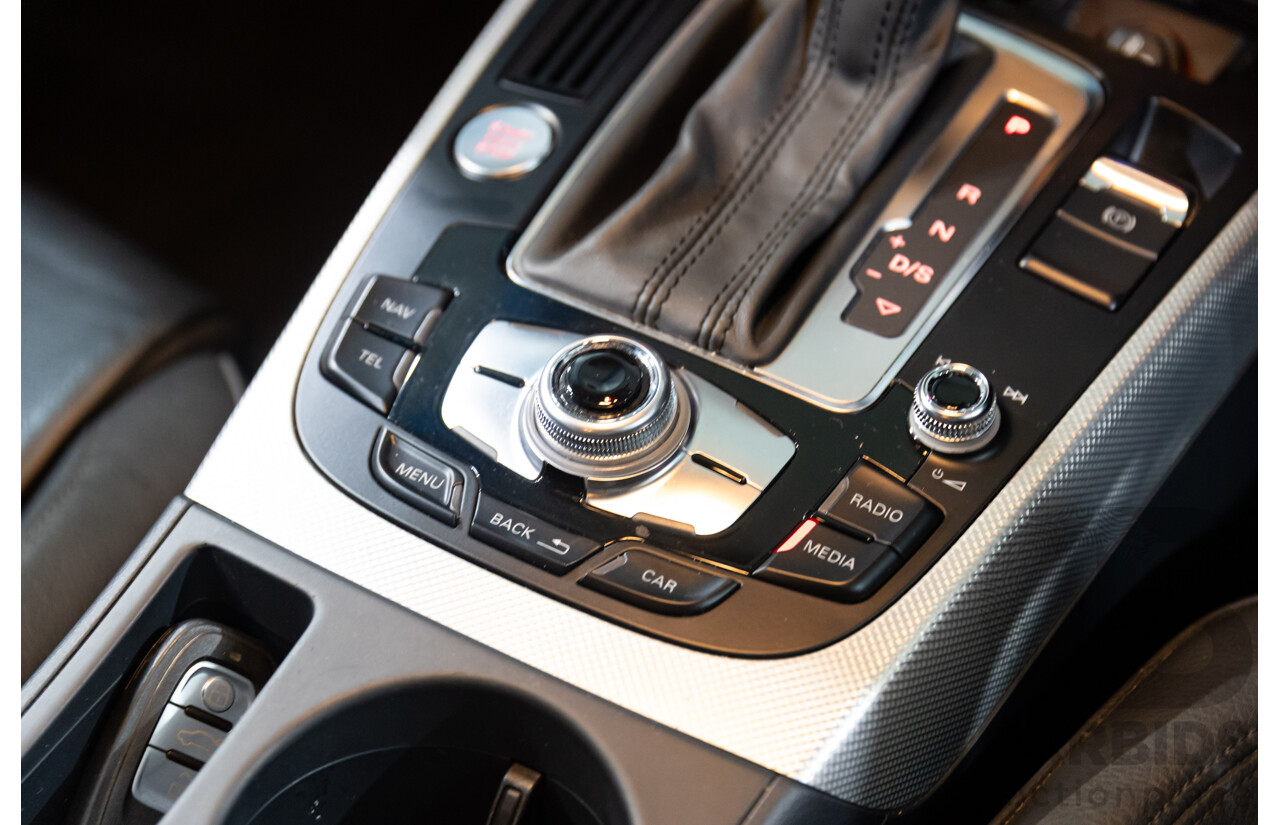 6/2014 Audi A4 2.0 TFSI S-Line Quattro B8 (8K) MY14 4d Sedan Glacier White Metallic Turbo 2.0L