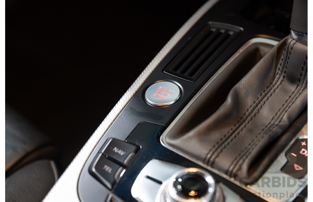 6/2014 Audi A4 2.0 TFSI S-Line Quattro B8 (8K) MY14 4d Sedan Glacier White Metallic Turbo 2.0L