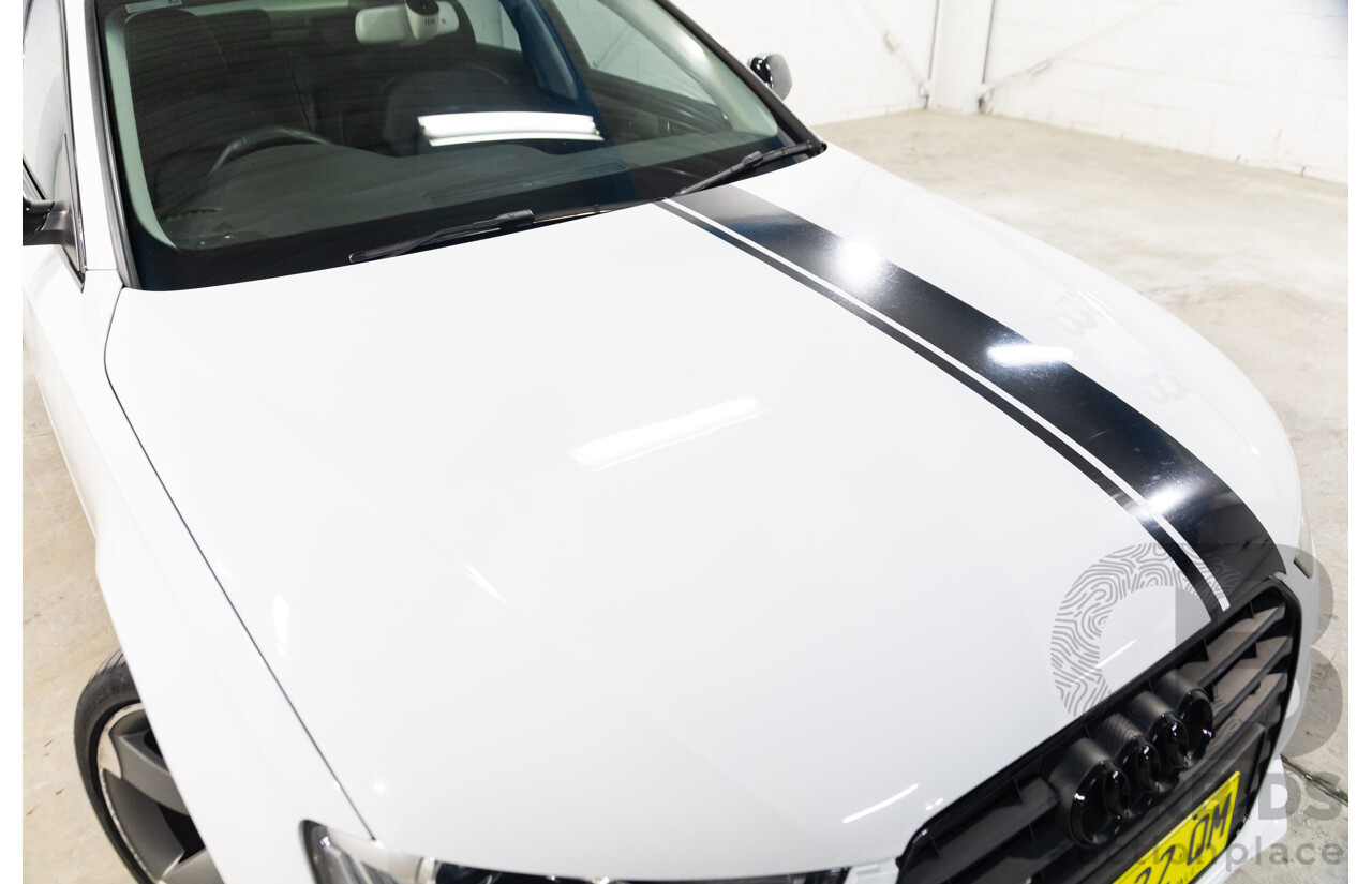 6/2014 Audi A4 2.0 TFSI S-Line Quattro B8 (8K) MY14 4d Sedan Glacier White Metallic Turbo 2.0L
