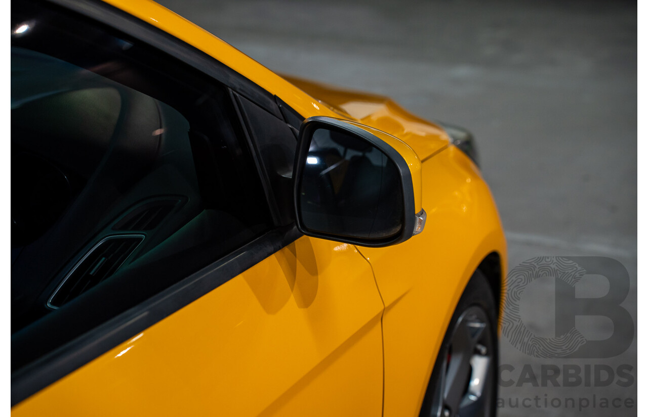 04/2015 Ford Focus ST (FWD) LZ 5D Hatchback Yellow Turbo 2.0L