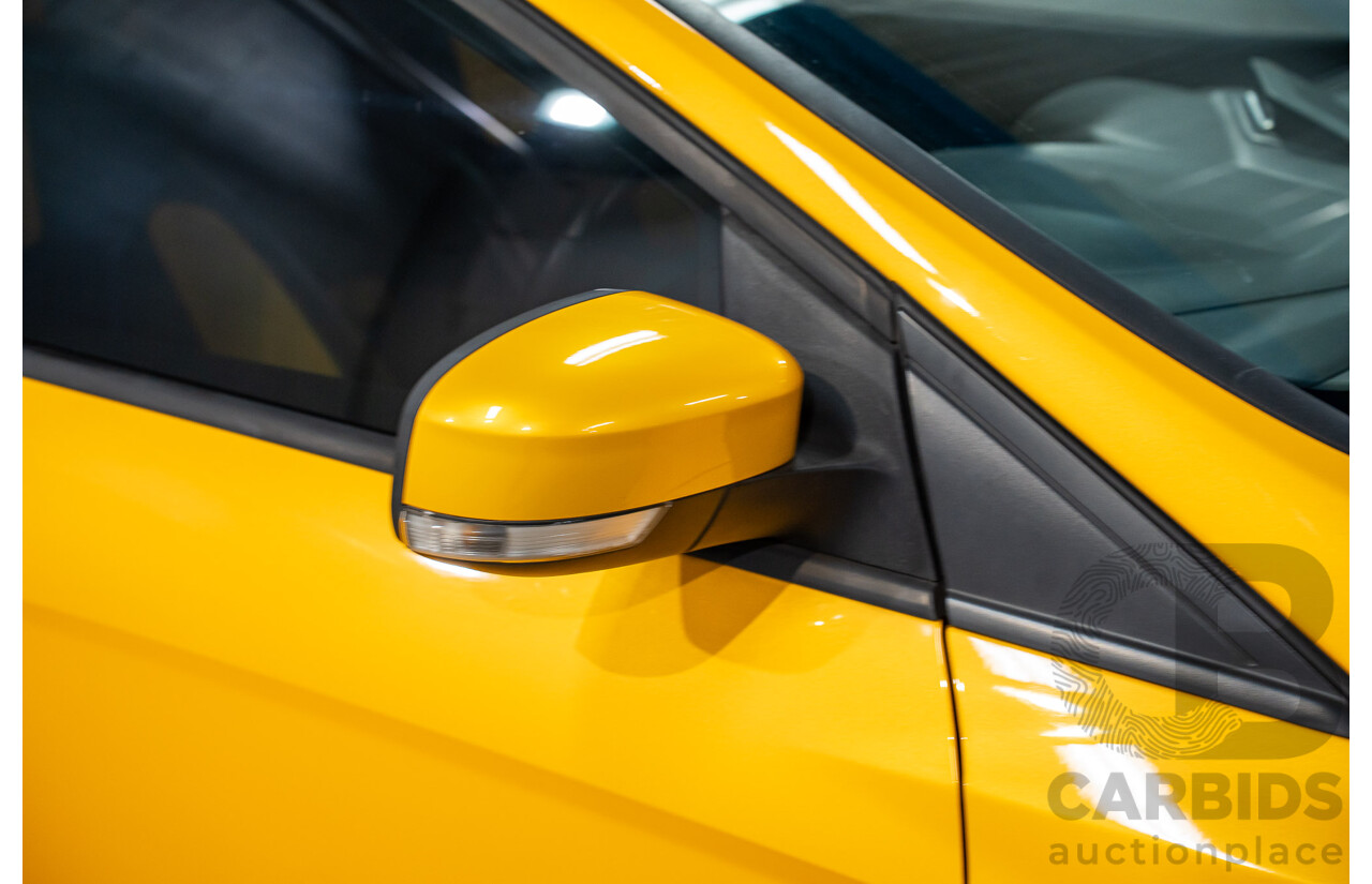 04/2015 Ford Focus ST (FWD) LZ 5D Hatchback Yellow Turbo 2.0L