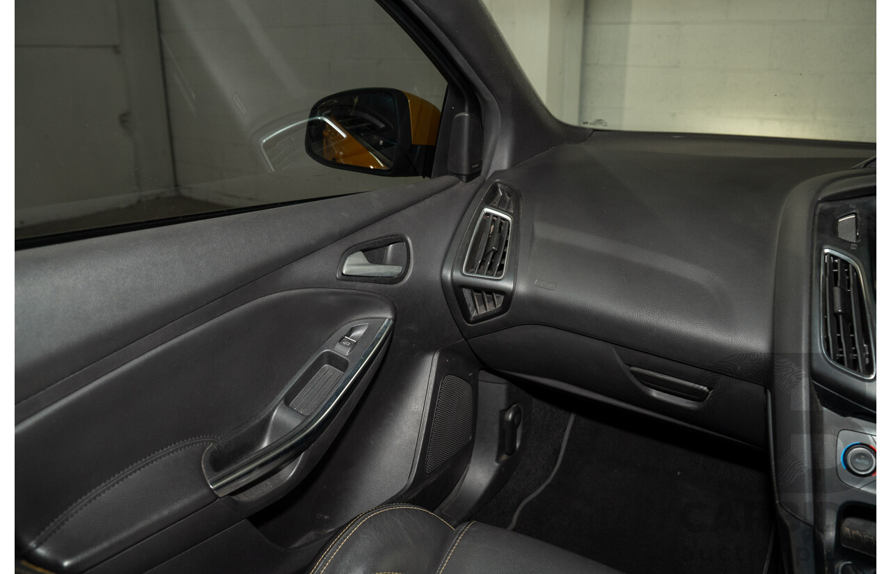 04/2015 Ford Focus ST (FWD) LZ 5D Hatchback Yellow Turbo 2.0L