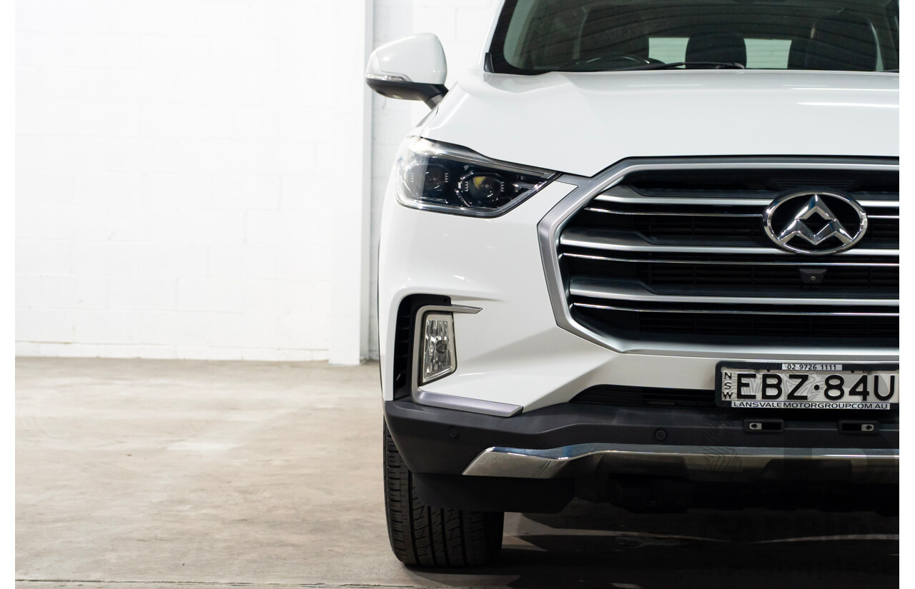 10/2018 LDV D90 LUXE (4WD) TERRAIN SELECTION AWD  4D Wagon White 2.0L