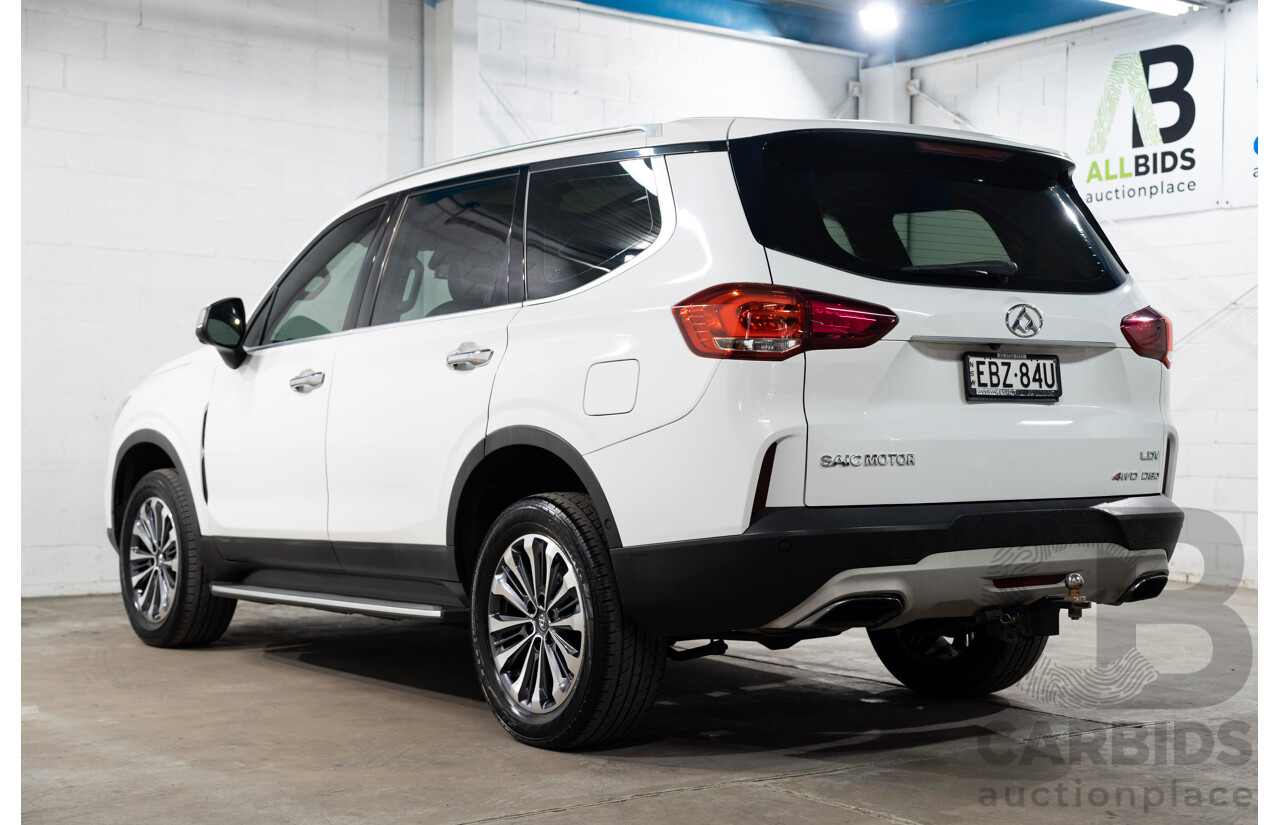 10/2018 LDV D90 LUXE (4WD) TERRAIN SELECTION AWD  4D Wagon White 2.0L