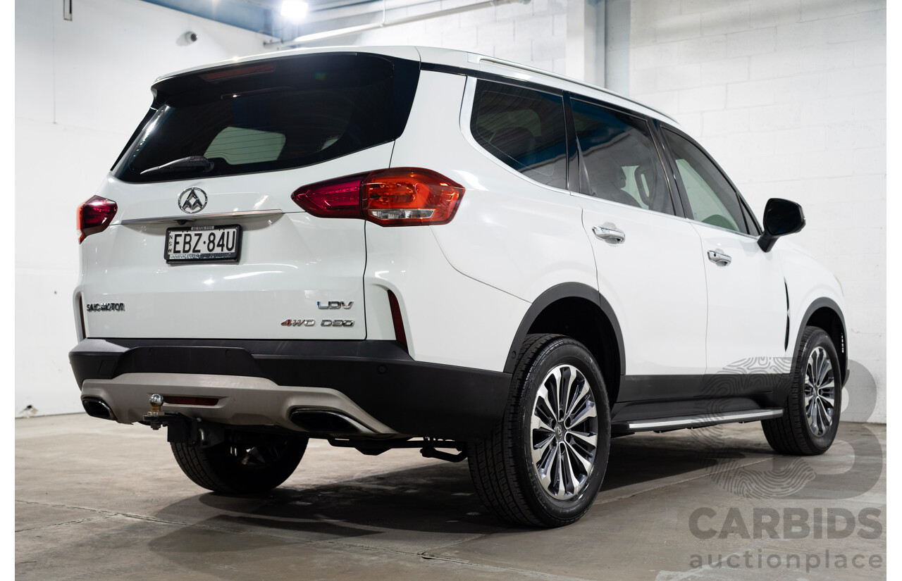 10/2018 LDV D90 LUXE (4WD) TERRAIN SELECTION AWD  4D Wagon White 2.0L