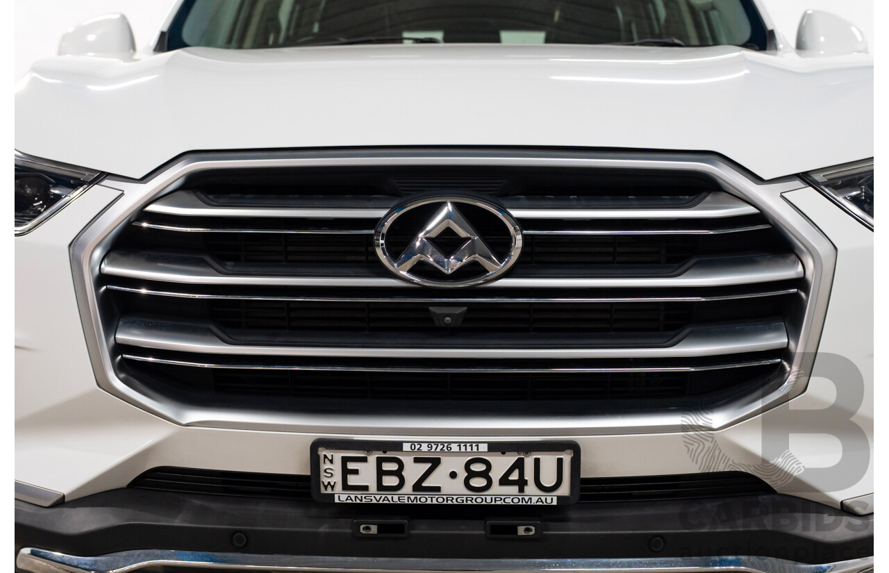 10/2018 LDV D90 LUXE (4WD) TERRAIN SELECTION AWD  4D Wagon White 2.0L
