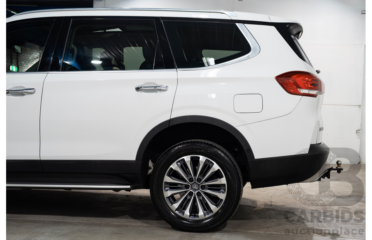 10/2018 LDV D90 LUXE (4WD) TERRAIN SELECTION AWD  4D Wagon White 2.0L