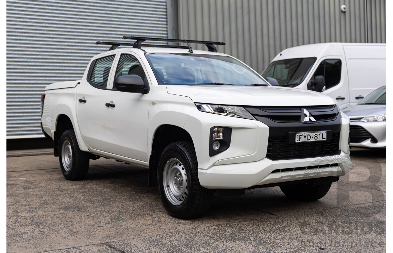 07/2022 Mitsubishi Triton GLX MR MY22.5 Double Cab P/Up White Diesel Turbo 2.4L