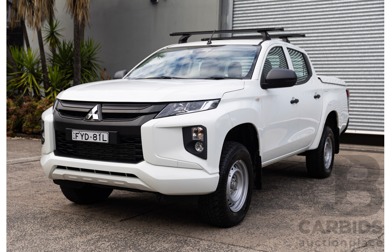 07/2022 Mitsubishi Triton GLX MR MY22.5 Double Cab P/Up White Diesel Turbo 2.4L