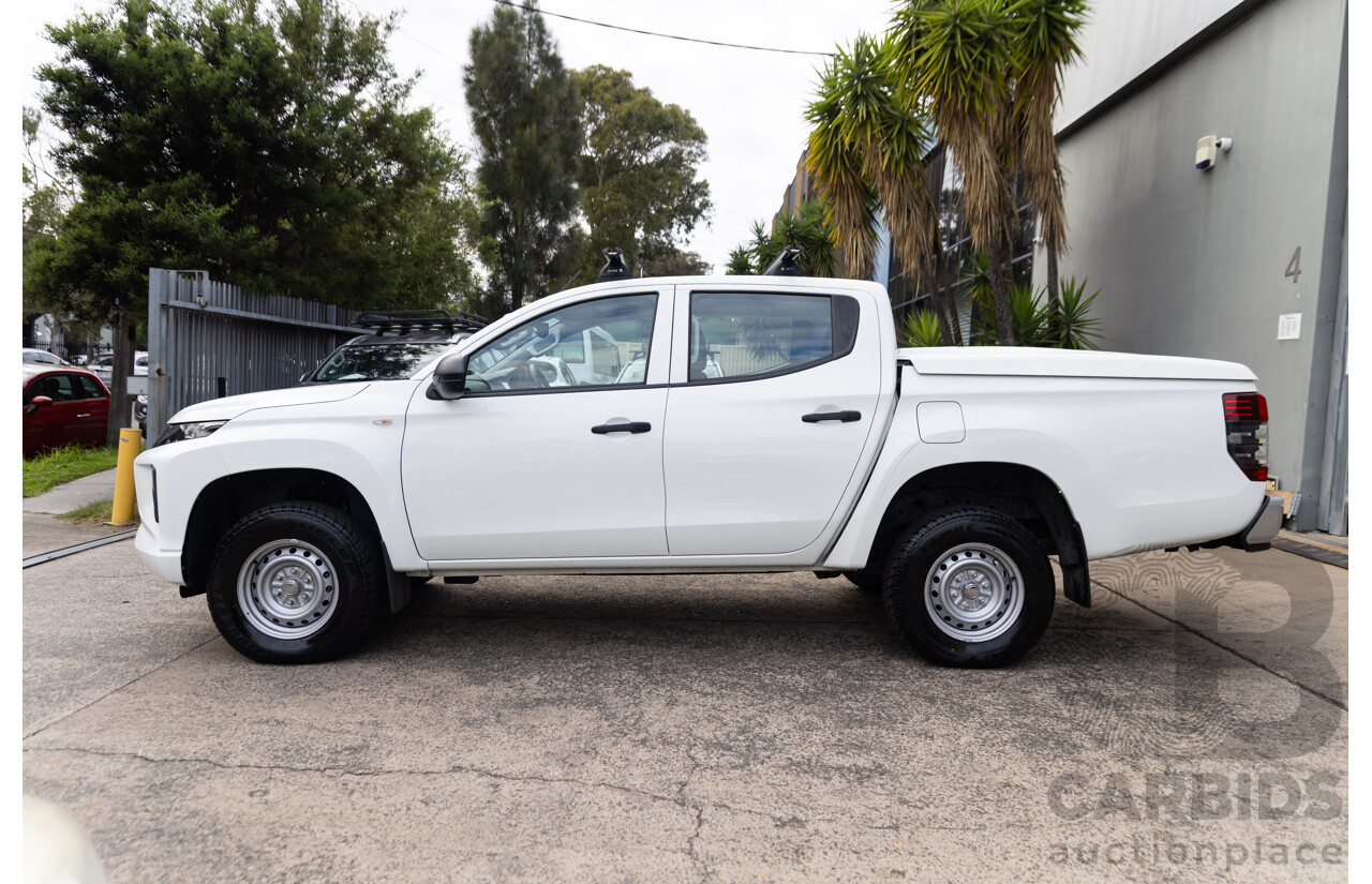 07/2022 Mitsubishi Triton GLX MR MY22.5 Double Cab P/Up White Diesel Turbo 2.4L