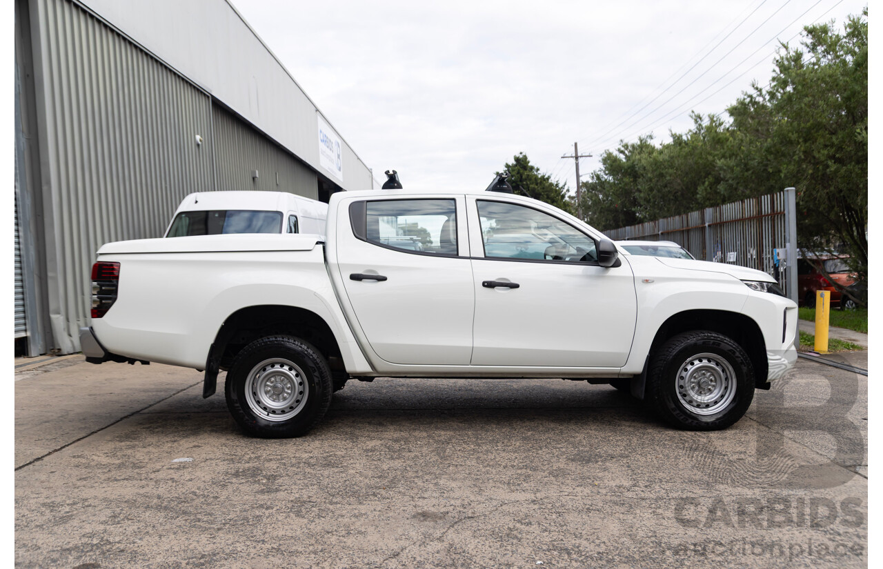 07/2022 Mitsubishi Triton GLX MR MY22.5 Double Cab P/Up White Diesel Turbo 2.4L