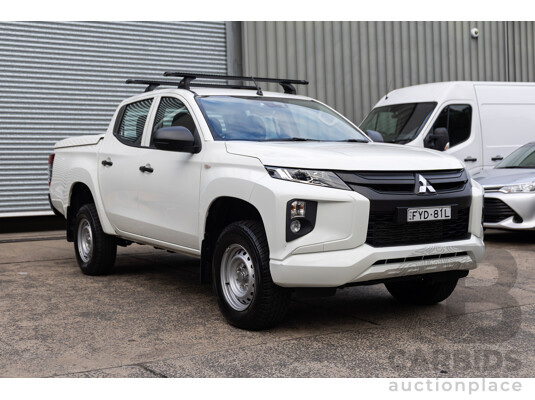 07/2022 Mitsubishi Triton GLX MR MY22.5 Double Cab P/Up White Diesel Turbo 2.4L