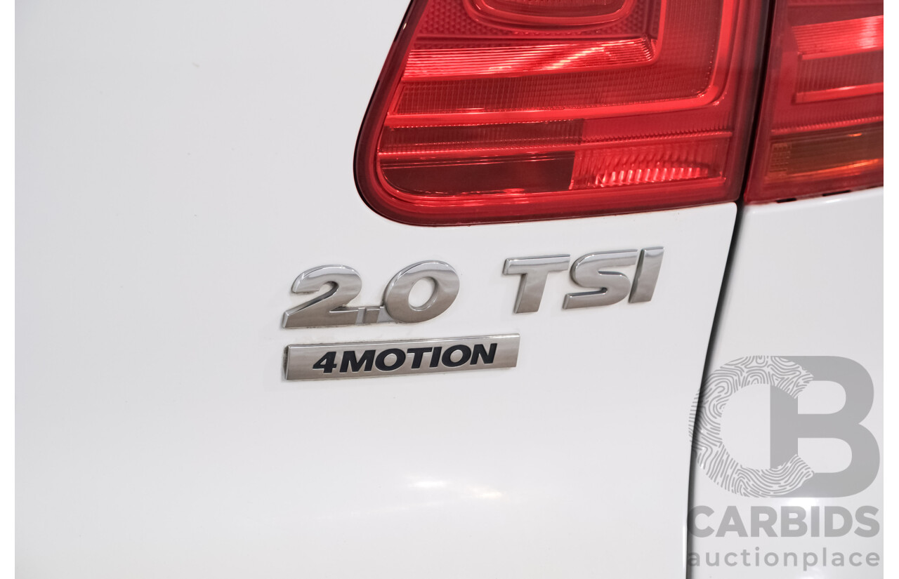 11/2012 Volkswagen Tiguan 132 TSI Pacific (AWD) 5NC MY12 4D Wagon White Turbo 2.0L