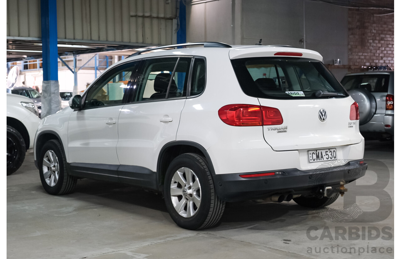 11/2012 Volkswagen Tiguan 132 TSI Pacific (AWD) 5NC MY12 4D Wagon White Turbo 2.0L
