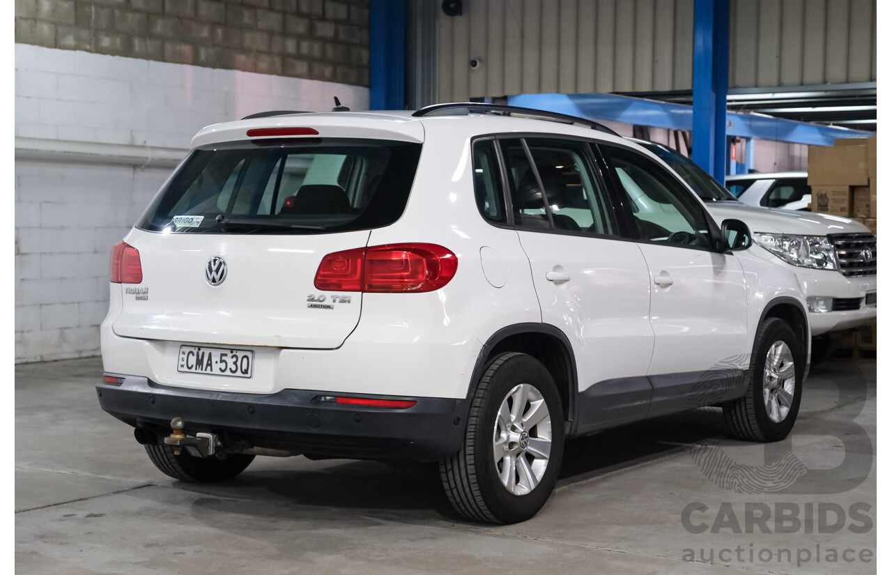 11/2012 Volkswagen Tiguan 132 TSI Pacific (AWD) 5NC MY12 4D Wagon White Turbo 2.0L