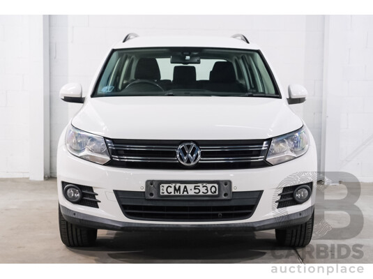 11/2012 Volkswagen Tiguan 132 TSI Pacific (AWD) 5NC MY12 4D Wagon White Turbo 2.0L