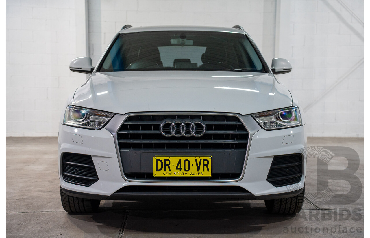 06/2016 Audi Q3 1.4 TFSI FWD 8U MY15 4D Wagon Glacier White Metallic Turbo 1.4L