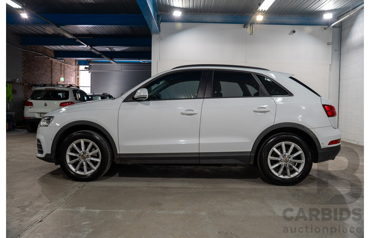 06/2016 Audi Q3 1.4 TFSI FWD 8U MY15 4D Wagon Glacier White Metallic Turbo 1.4L