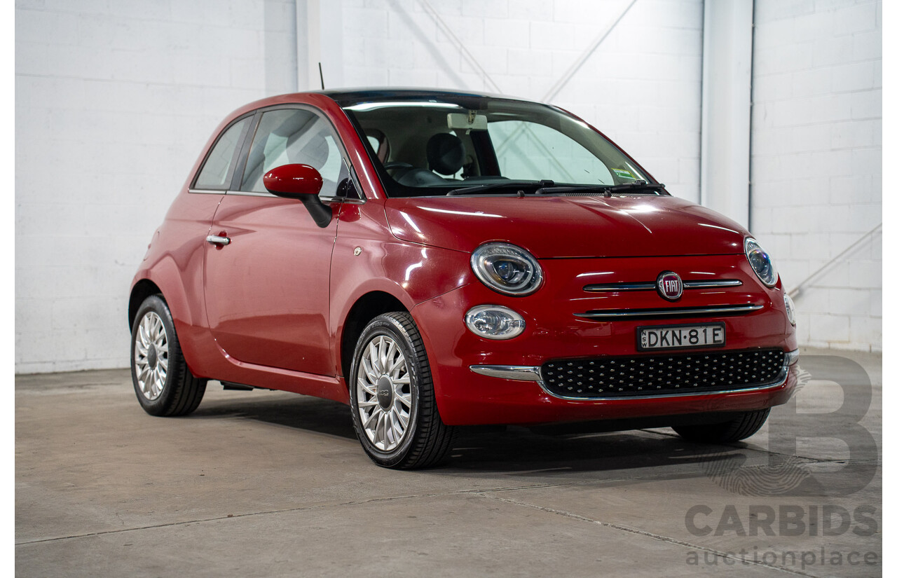 09/2016 Fiat 500 LOUNGE FWD SERIES 4 3D Hatchback Pasodoble Red 1.4L