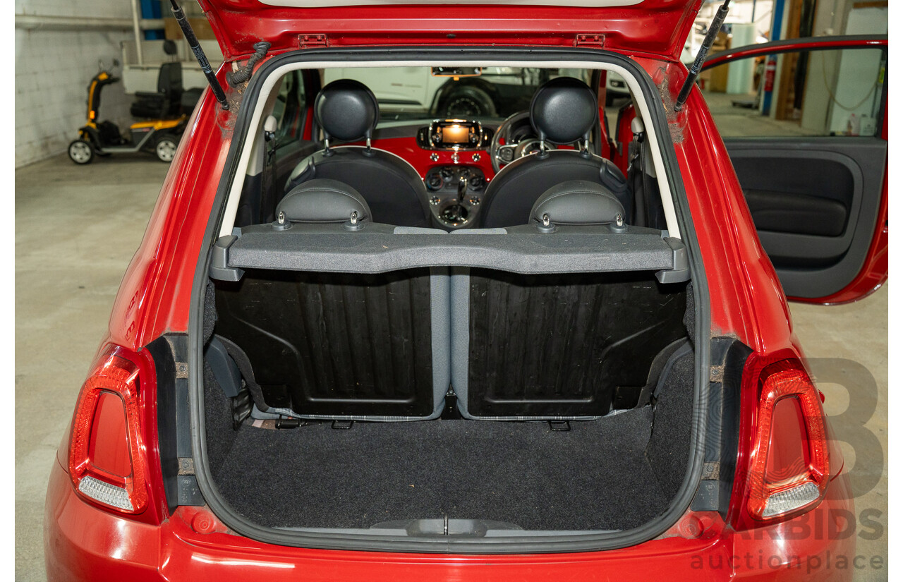 09/2016 Fiat 500 LOUNGE FWD SERIES 4 3D Hatchback Pasodoble Red 1.4L
