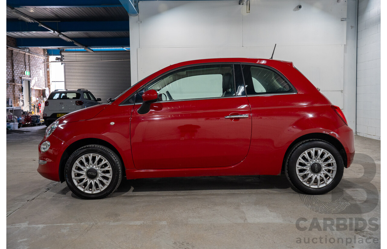 09/2016 Fiat 500 LOUNGE FWD SERIES 4 3D Hatchback Pasodoble Red 1.4L