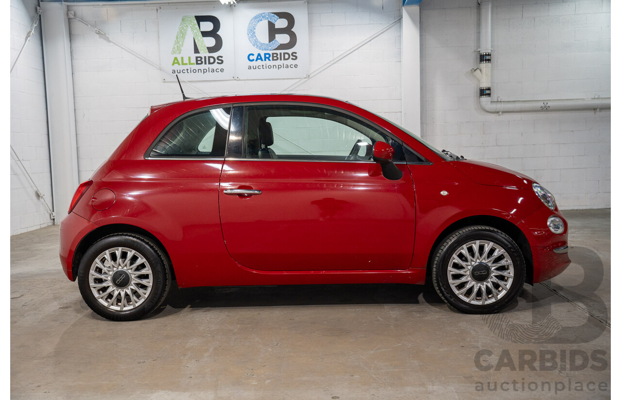 09/2016 Fiat 500 LOUNGE FWD SERIES 4 3D Hatchback Pasodoble Red 1.4L