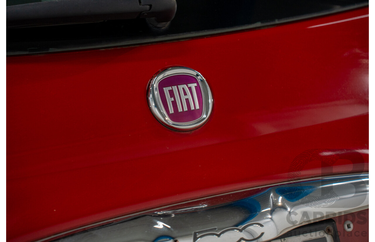 09/2016 Fiat 500 LOUNGE FWD SERIES 4 3D Hatchback Pasodoble Red 1.4L