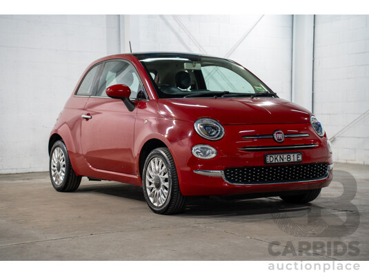 09/2016 Fiat 500 LOUNGE FWD SERIES 4 3D Hatchback Pasodoble Red 1.4L