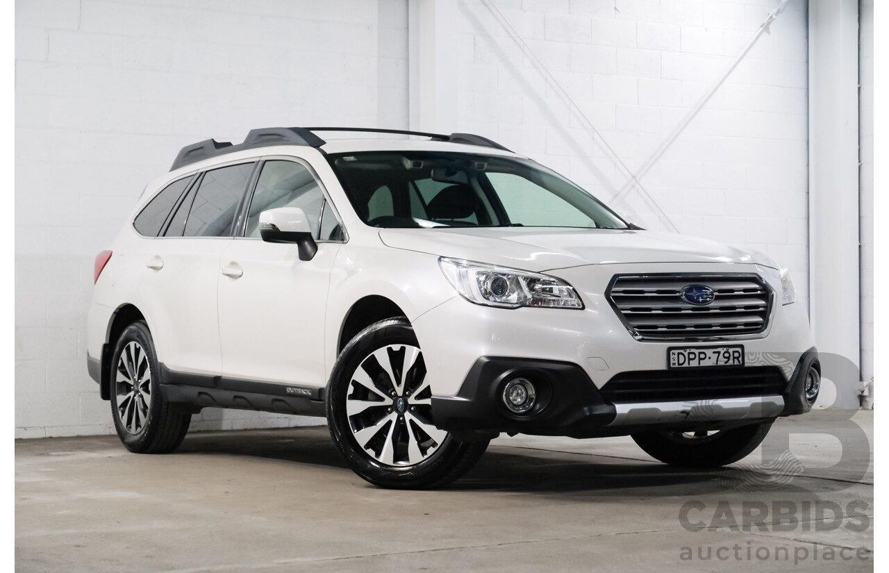 06/2017 Subaru Outback 2.5i AWD AWD MY17 4D Wagon Crystal White 2.5L
