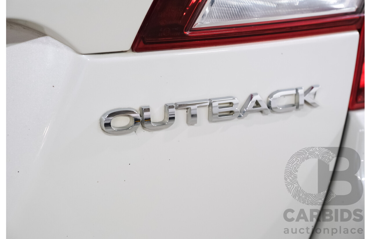 06/2017 Subaru Outback 2.5i AWD AWD MY17 4D Wagon Crystal White 2.5L