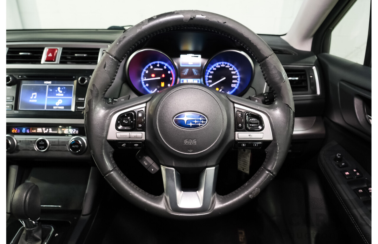06/2017 Subaru Outback 2.5i AWD AWD MY17 4D Wagon Crystal White 2.5L