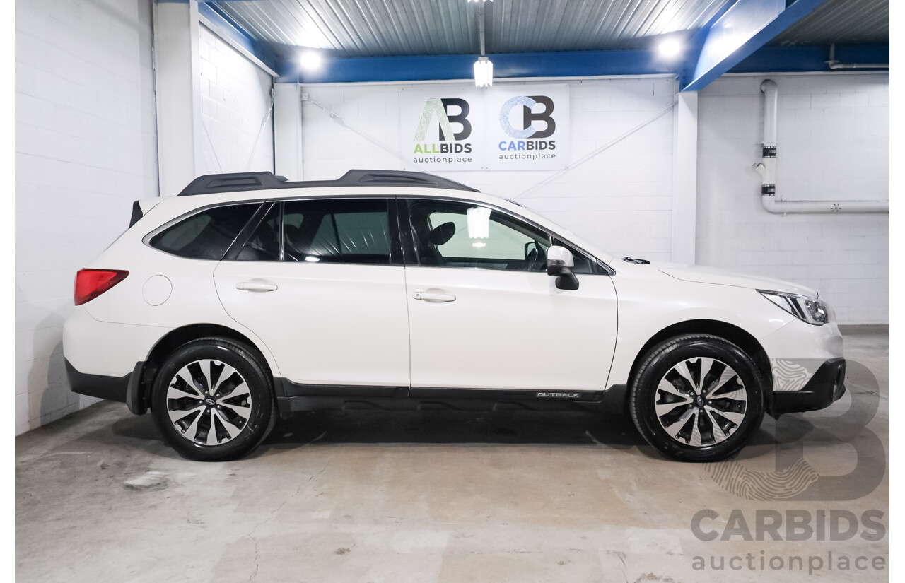 06/2017 Subaru Outback 2.5i AWD AWD MY17 4D Wagon Crystal White 2.5L