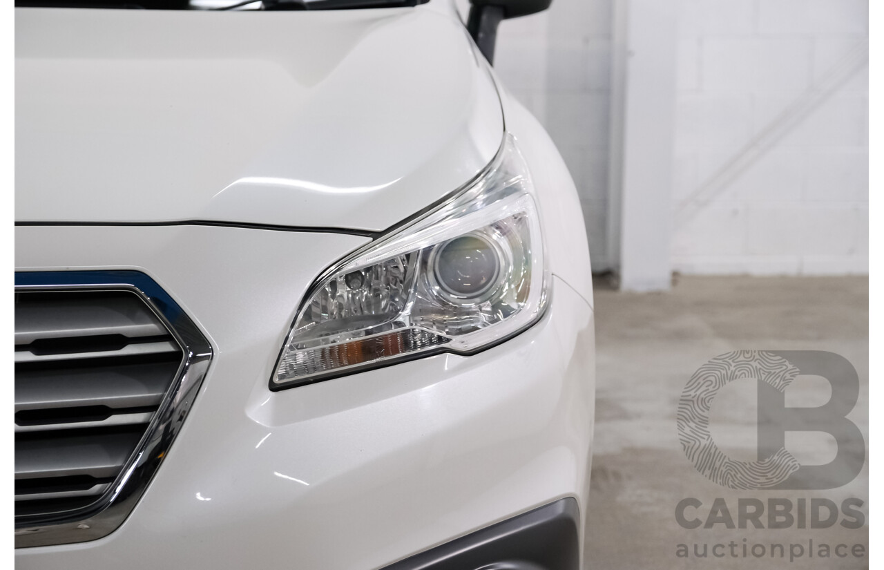 06/2017 Subaru Outback 2.5i AWD AWD MY17 4D Wagon Crystal White 2.5L