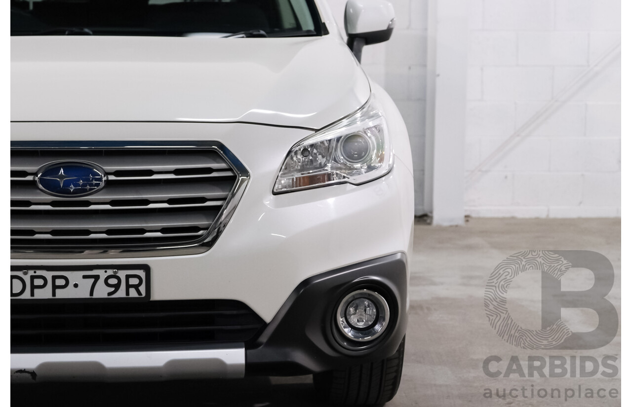 06/2017 Subaru Outback 2.5i AWD AWD MY17 4D Wagon Crystal White 2.5L