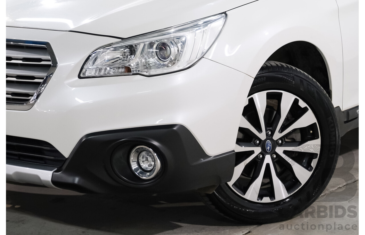 06/2017 Subaru Outback 2.5i AWD AWD MY17 4D Wagon Crystal White 2.5L