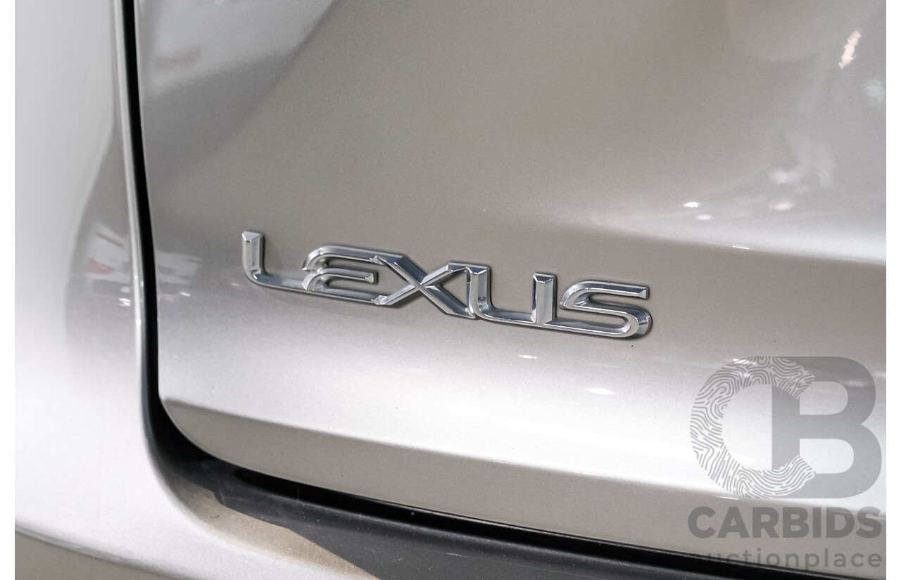 08/2015 Lexus Nx300h F-SPORT HYBRID (AWD) AWD AYZ15R 4D Wagon Silver Or Chrome 2.5L