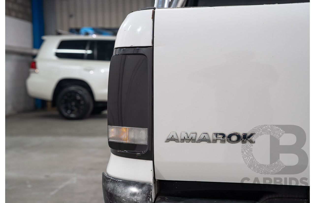 09/2013 Volkswagen Amarok TDI420 Highline (4x4) 2H MY13 Dual Cab Utility Candy White Turbo Diesel 2.0L