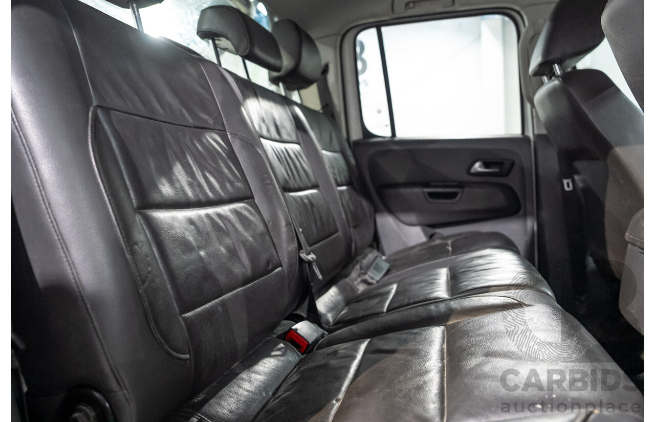 09/2013 Volkswagen Amarok TDI420 Highline (4x4) 2H MY13 Dual Cab Utility Candy White Turbo Diesel 2.0L