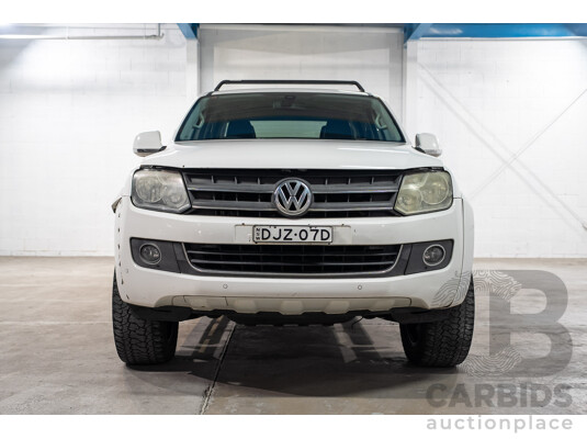1663487 · 09/2013 Volkswagen Amarok TDI420 Highline (4x4) 2H MY13 Dual Cab Utility Candy White Turbo Diesel 2.0L