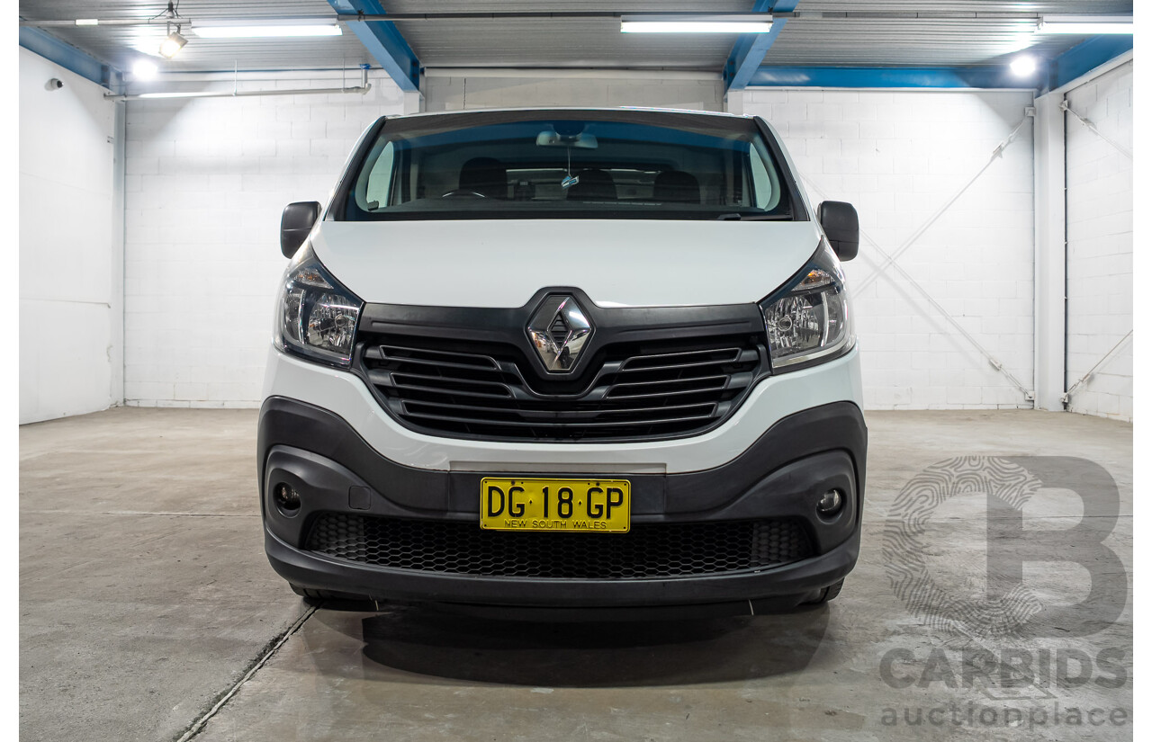 06/2018 Renault Trafic SWB LOW X82 MY17 Update 4d Van White Turbo Diesel 1.6L
