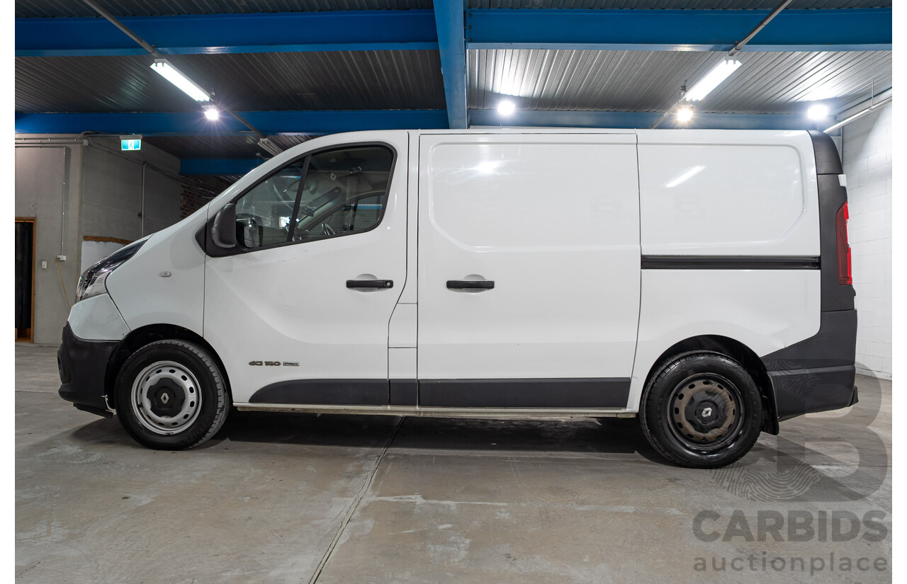 06/2018 Renault Trafic SWB LOW X82 MY17 Update 4d Van White Turbo Diesel 1.6L