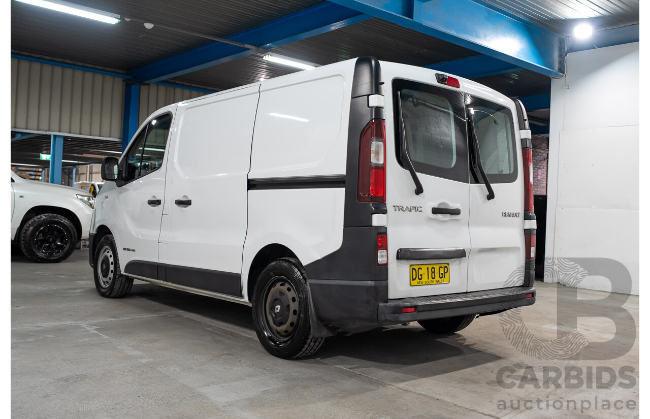 06/2018 Renault Trafic SWB LOW X82 MY17 Update 4d Van White Turbo Diesel 1.6L