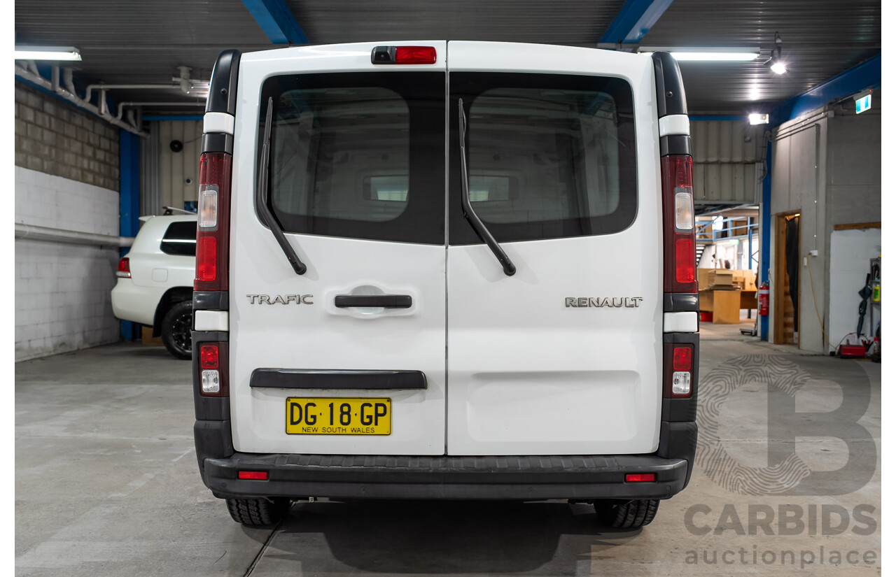 06/2018 Renault Trafic SWB LOW X82 MY17 Update 4d Van White Turbo Diesel 1.6L