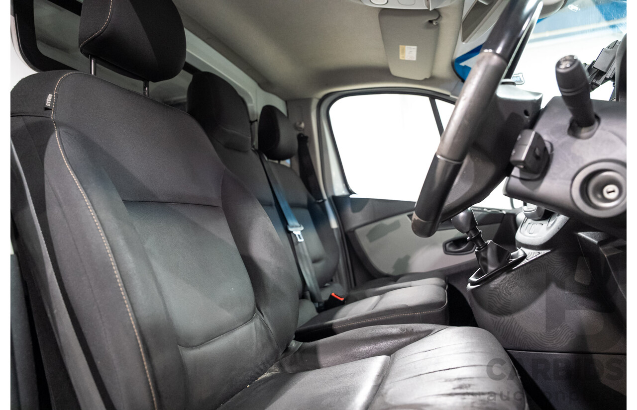 06/2018 Renault Trafic SWB LOW X82 MY17 Update 4d Van White Turbo Diesel 1.6L