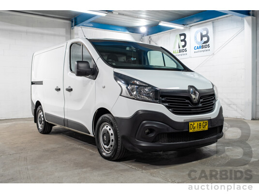 06/2018 Renault Trafic SWB LOW X82 MY17 Update 4d Van White Turbo Diesel 1.6L