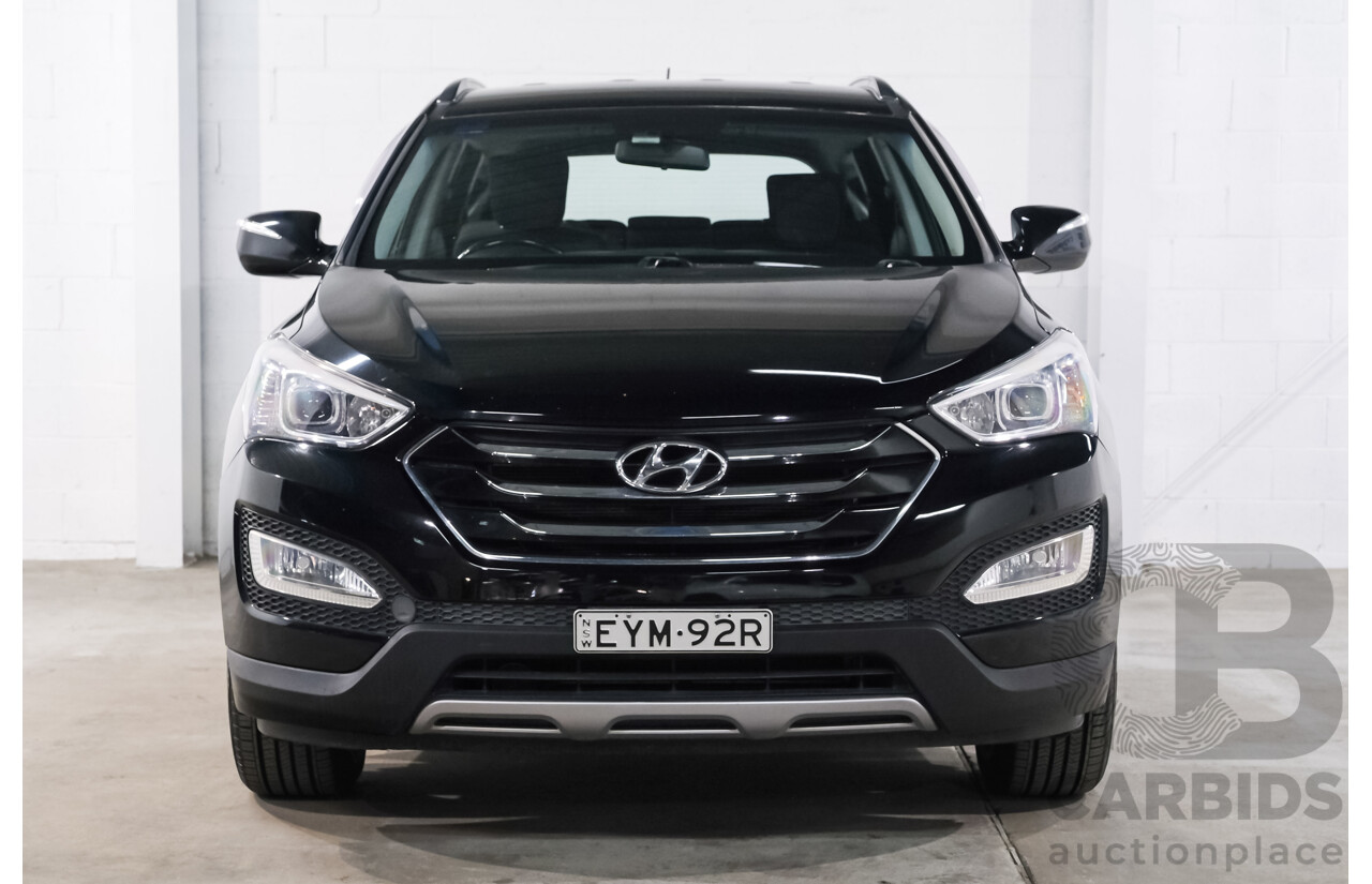 03/2014 Hyundai Santa Fe ACTIVE (AWD) DM 4d Wagon Black 2.4L