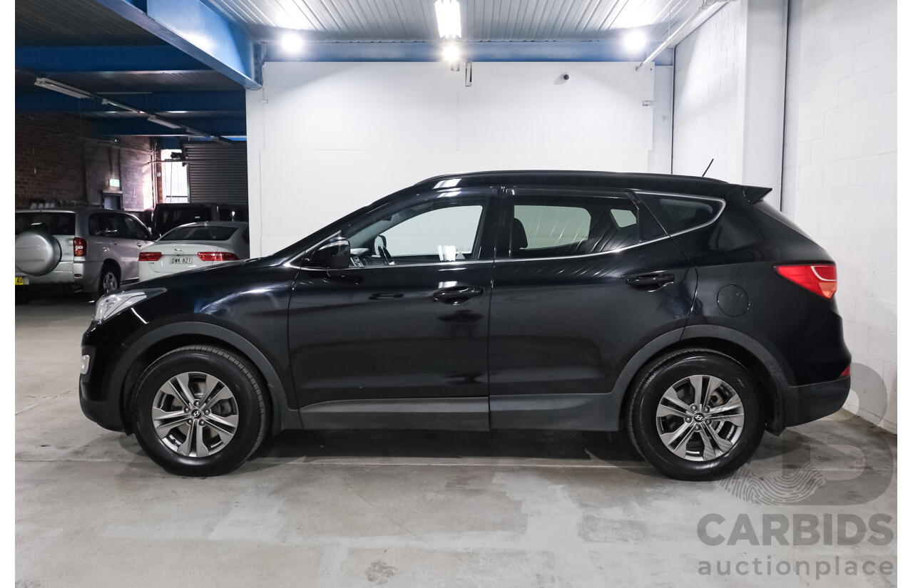 03/2014 Hyundai Santa Fe ACTIVE (AWD) DM 4d Wagon Black 2.4L