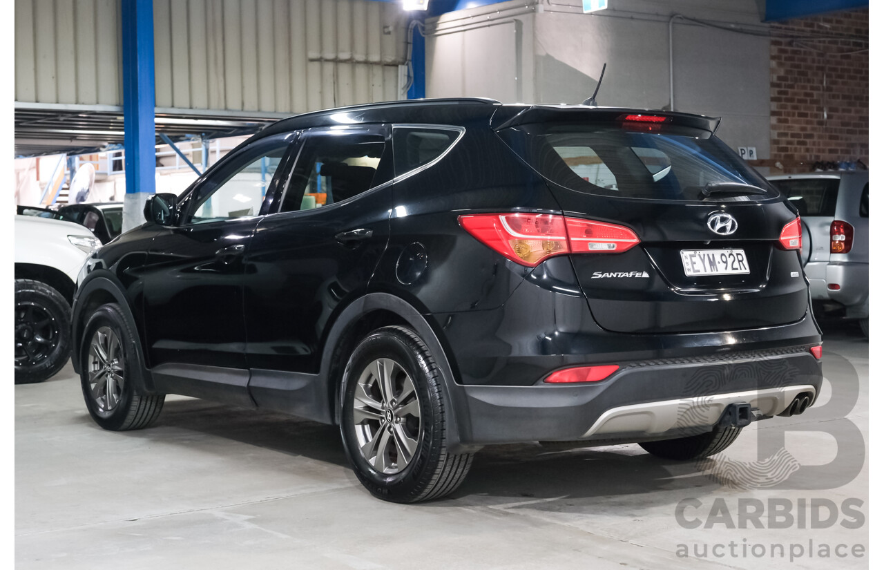 03/2014 Hyundai Santa Fe ACTIVE (AWD) DM 4d Wagon Black 2.4L