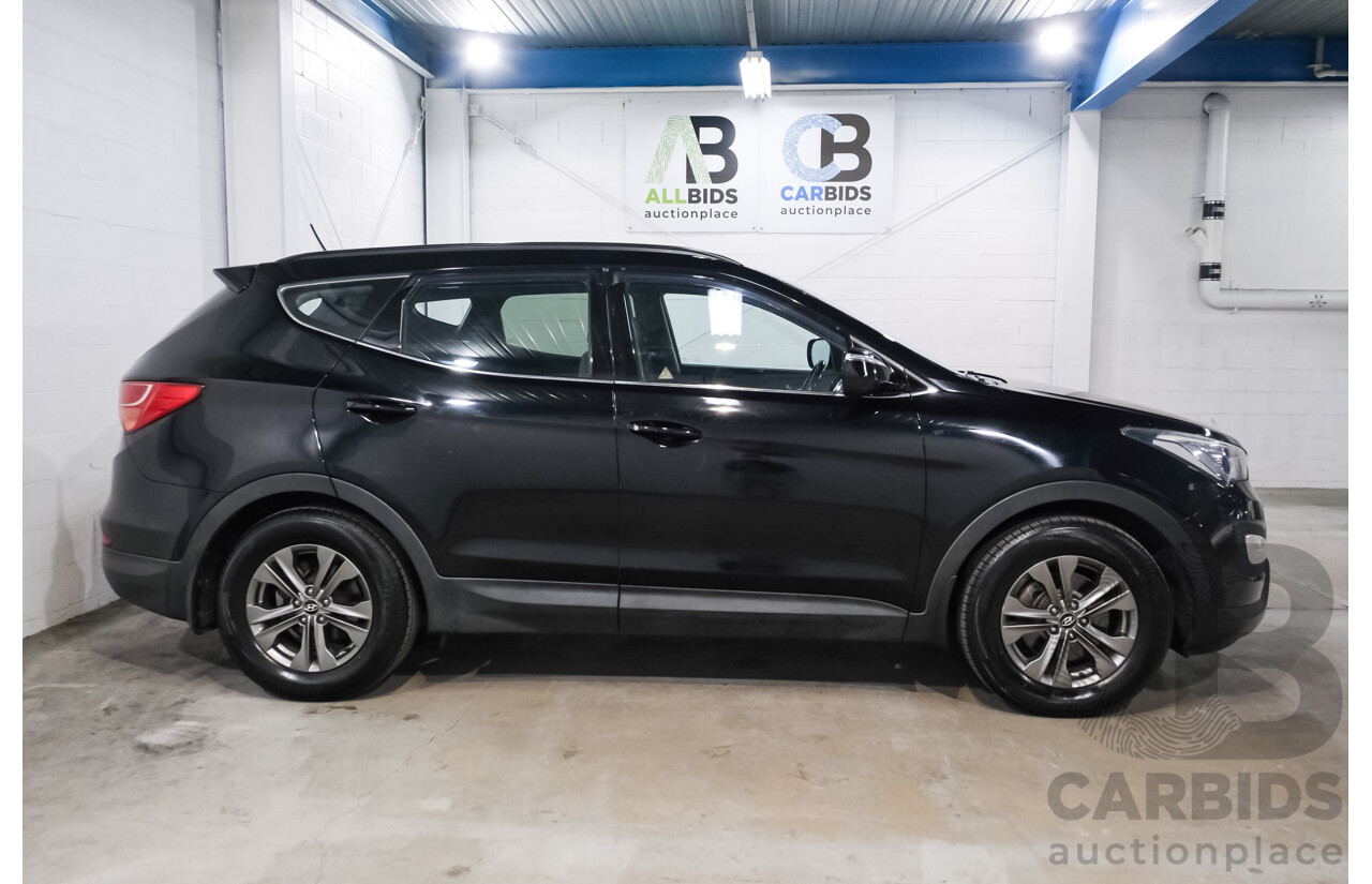 03/2014 Hyundai Santa Fe ACTIVE (AWD) DM 4d Wagon Black 2.4L