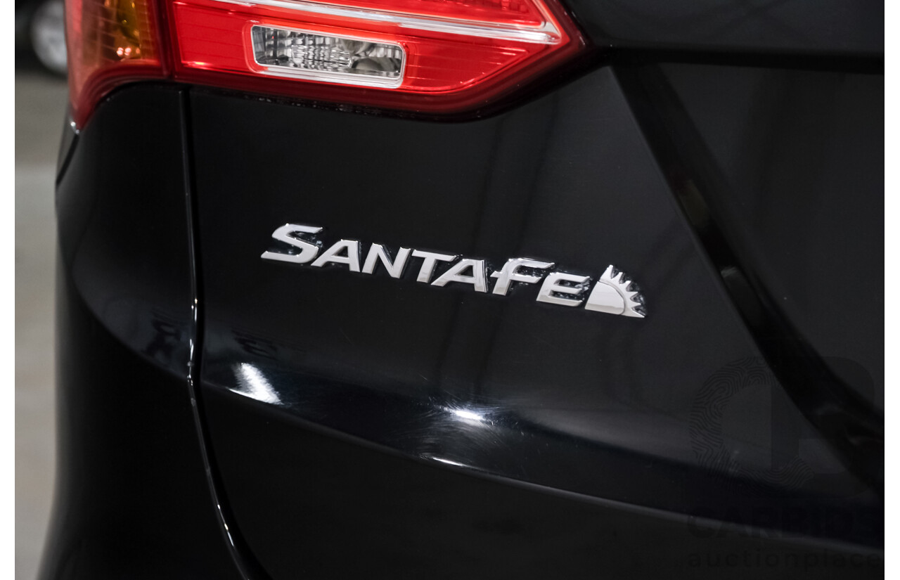 03/2014 Hyundai Santa Fe ACTIVE (AWD) DM 4d Wagon Black 2.4L